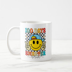100 Days Smarter Bruh Funny 100 Days Of School Coffee Mug