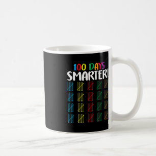 100 days smarter  Counting Hash Marks days of scho Coffee Mug