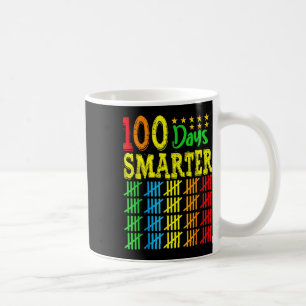 100 Days Smarter Counting Hash Marks Days Of Schoo Coffee Mug