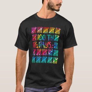 100 Days Smarter Counting Tally Marks For Adults B T-Shirt