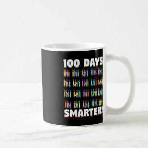 100 Days Smarter Crayons Student Gift 100 Days Of Coffee Mug