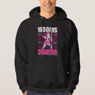 100 Days Smarter Cute Dabbing Unicorn 100 Days Of Hoodie