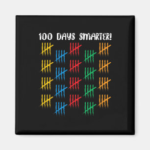 100 Days Smarter Cute Student Boys Girls 100 Days  Magnet