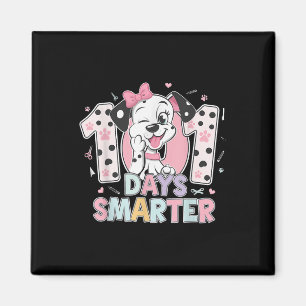100 Days Smarter Dalmatian 100th Day Of School Magnet