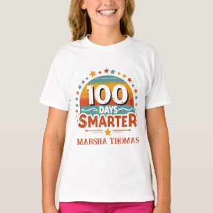 100 Days Smarter" Design - Celebrate Learning T-Shirt