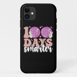 100 Days Smarter Disco Ball 100th Day Of School iPhone 11 Case
