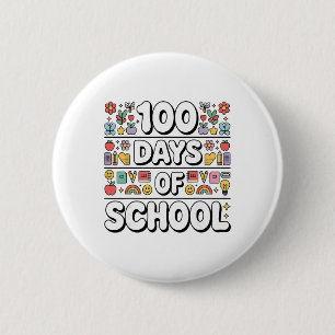 100 Days Smarter Friendship Bracelets 100 Days Of 6 Cm Round Badge