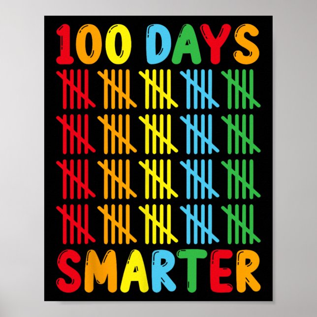 100 Days Smarter Fun Tally Teacher and Students No Poster (Front)