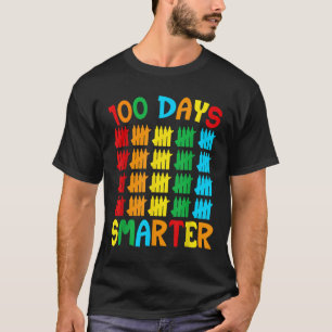 100 Days Smarter Funny 100th Day Of School T-Shirt