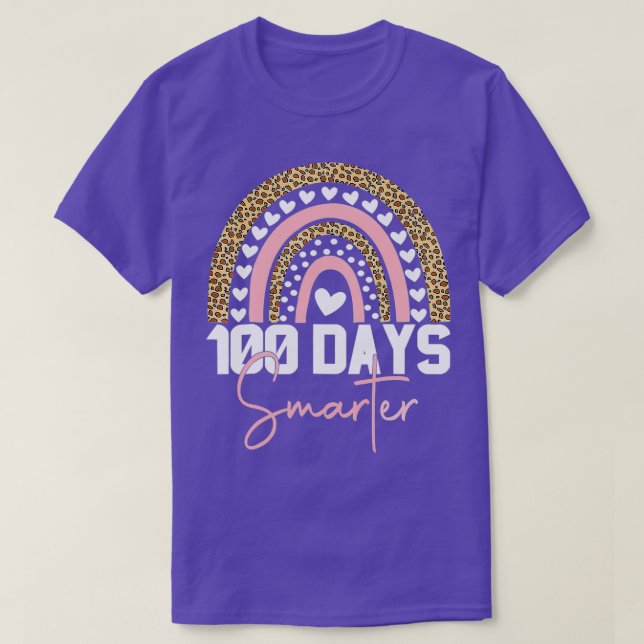 100 Days Smarter Happy 100th Day Of School Classic T-Shirt (Design Front)