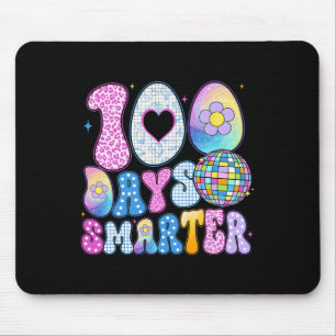 100 Days Smarter Happy 100th Day Of School Shirts Mouse Pad