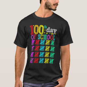 100 Days Smarter Happy 100th Day Of School Student T-Shirt