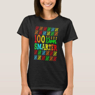 100 Days Smarter Happy 100th Day Of School Student T-Shirt