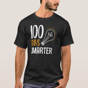 100 days smarter happy 100th day of school student T-Shirt