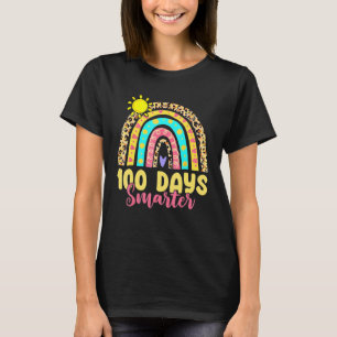 100 Days Smarter Happy 100th Day Of School Teacher T-Shirt