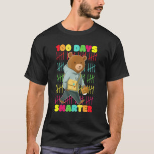 100 Days Smarter Happy Bear Boys T-Shirt