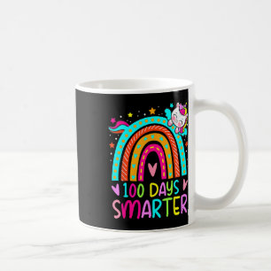 100 Days Smarter Kids Girls Unicorn100th Day Of Sc Coffee Mug
