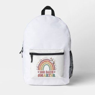 100 Days Smarter Kids Girls Unicorn 100th Day of Printed Backpack