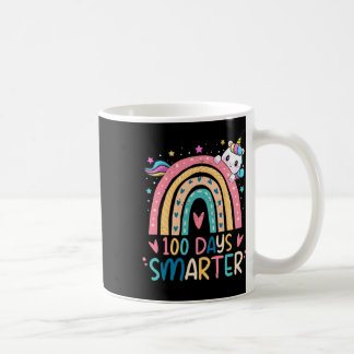 100 Days Smarter Kids Girls Unicorn 100th Day Of S Coffee Mug