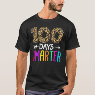 100 Days Smarter Kindergarten Child 100th Day Of S T-Shirt