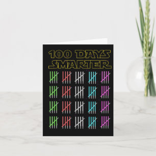 100 Days Smarter Light Happy 100th Day Of School S Card