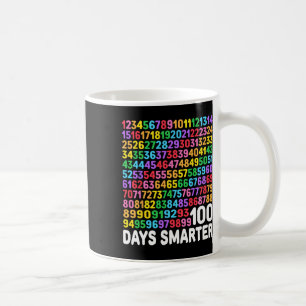100 Days Smarter Math 100th Day Of School Boys Gir Coffee Mug