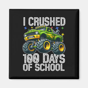 100 Days Smarter Monster Truck 100 Days Of School Magnet