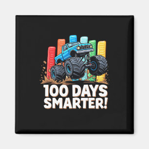 100 Days Smarter Monster Truck 100 Days Of School Magnet