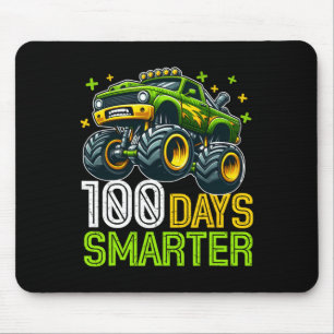 100 Days Smarter Monster Truck 100 Days Of School Mouse Pad