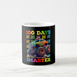 100 Days Smarter Monster Truck 100th Day School Coffee Mug
