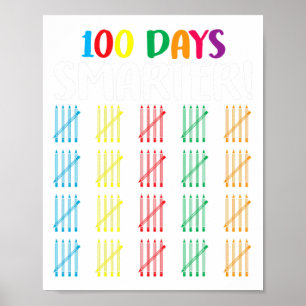 100 days smarter  poster
