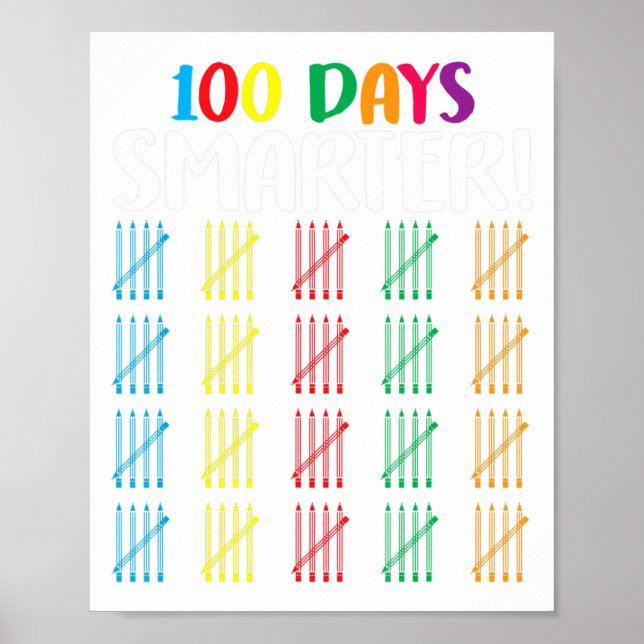 100 days smarter  poster (Front)