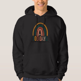 100 Days Smarter Rainbow Teacher Student 100th Day Hoodie