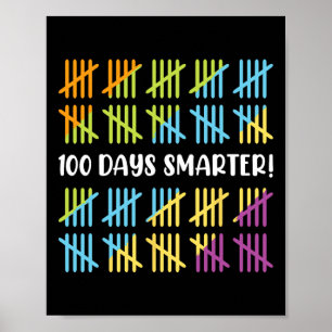 100 Days Smarter School Celebration 100 Days Of Sc Poster