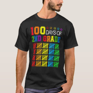 100 Days Smarter Second Grade 100th Day Of School T-Shirt