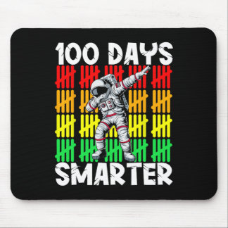 100 Days Smarter Space Astronaut 100th Day School Mouse Pad