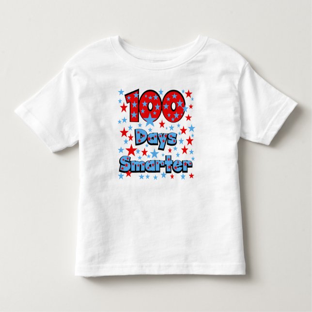 100 Days Smarter Toddler T-Shirt (Front)