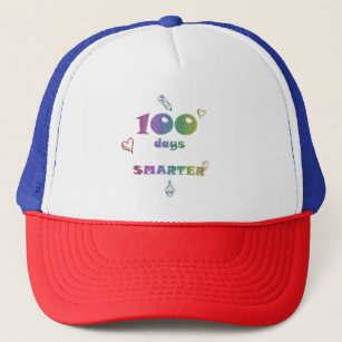 100 days smarter trucker hat