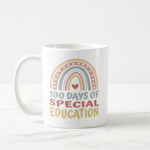 100 Days Special Education 100 Days of School Boho Coffee Mug