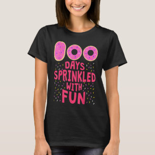 100 Days Sprinkled With Fun 100th Day Cute Donut G T-Shirt