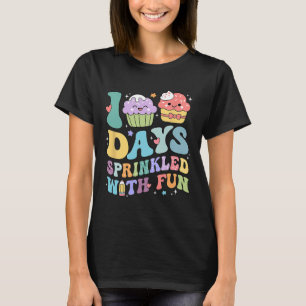 100 Days Sprinkled With Fun Cupcake 100th Day Of S T-Shirt