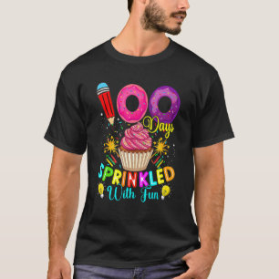 100 Days Sprinkled With Fun Cupcake 100th Day Of S T-Shirt
