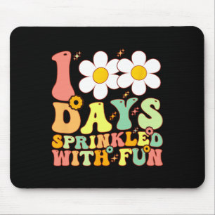 100 Days Sprinkled With Fun Cupcake Kids 100th Day Mouse Pad