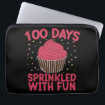100 Days Sprinkled With Fun Cupcake School Girl  Laptop Sleeve<br><div class="desc">100 Days Sprinkled With Fun Cupcake 100th Day Of School Girl T-Shirt</div>