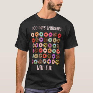 100 Days Sprinkled With Fun Doughnut 100th Day Kid T-Shirt