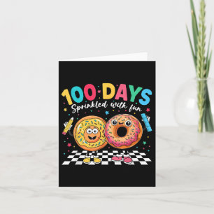 100 Days Sprinkled With Fun Doughnut 100th Day Of Card