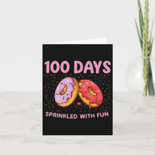 100 Days Sprinkled With Fun Doughnut 100th Day Of Card