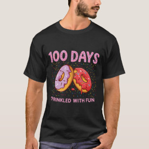 100 Days Sprinkled With Fun Doughnut 100th Day Of T-Shirt