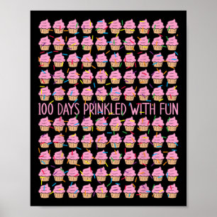 100 Days Sprinkled With Fun Doughnuts 100 Days Sma Poster