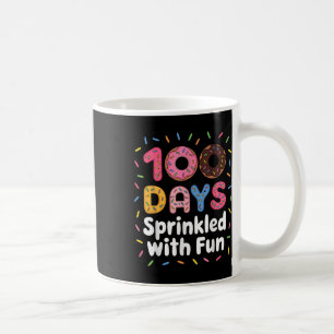 100 Days Sprinkled With Fun Doughnuts 100th Day Of Coffee Mug